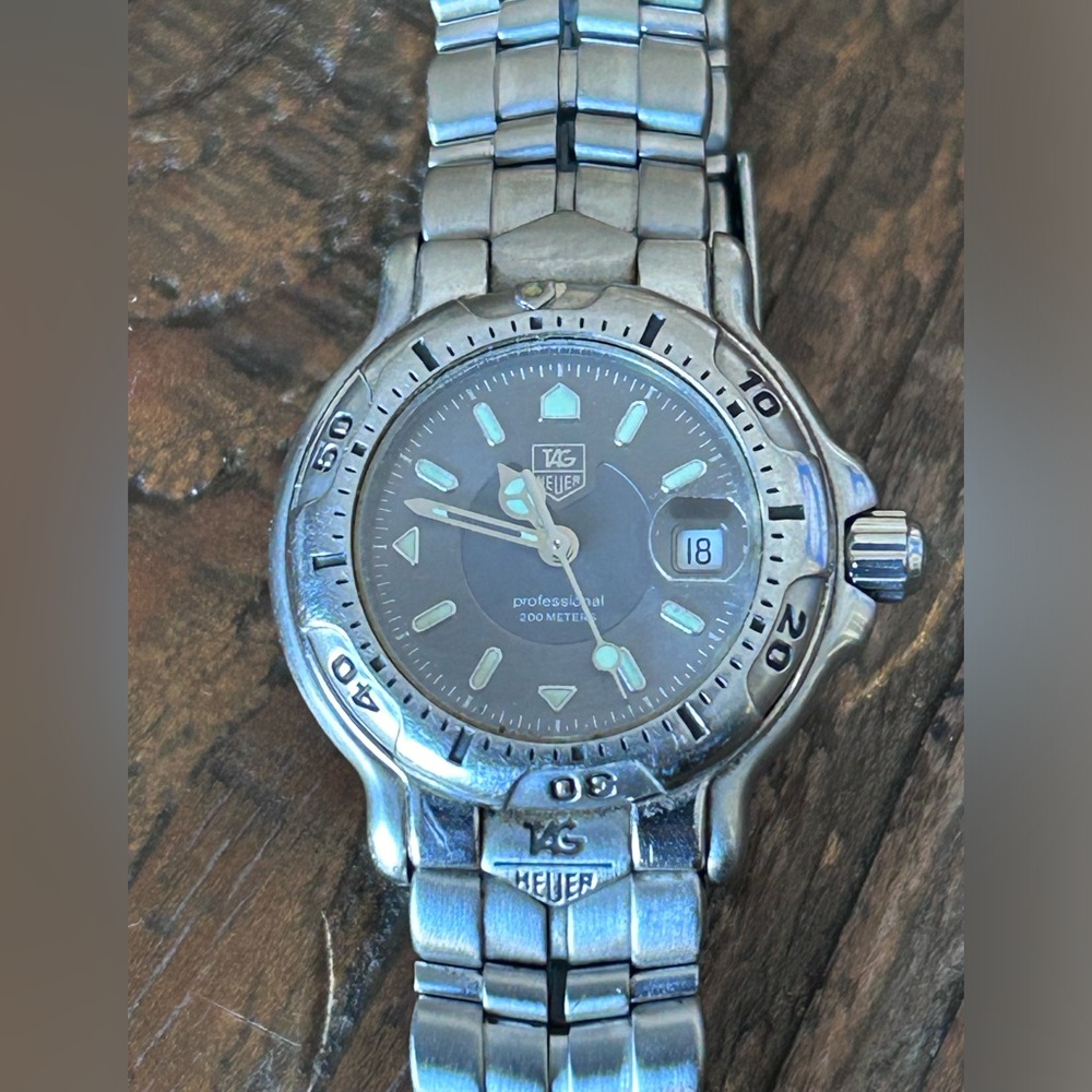 Tag Heuer Watch 6000 series.  Professional 200 meters